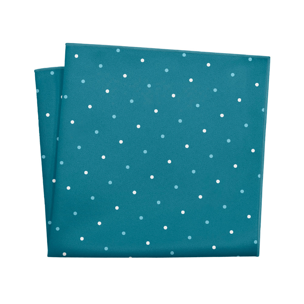 Three Color Denver Dots Pocket Square - 12" Square - Knotty Tie Co.